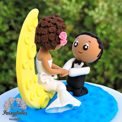 Bride and Groom Wedding Cake Topper